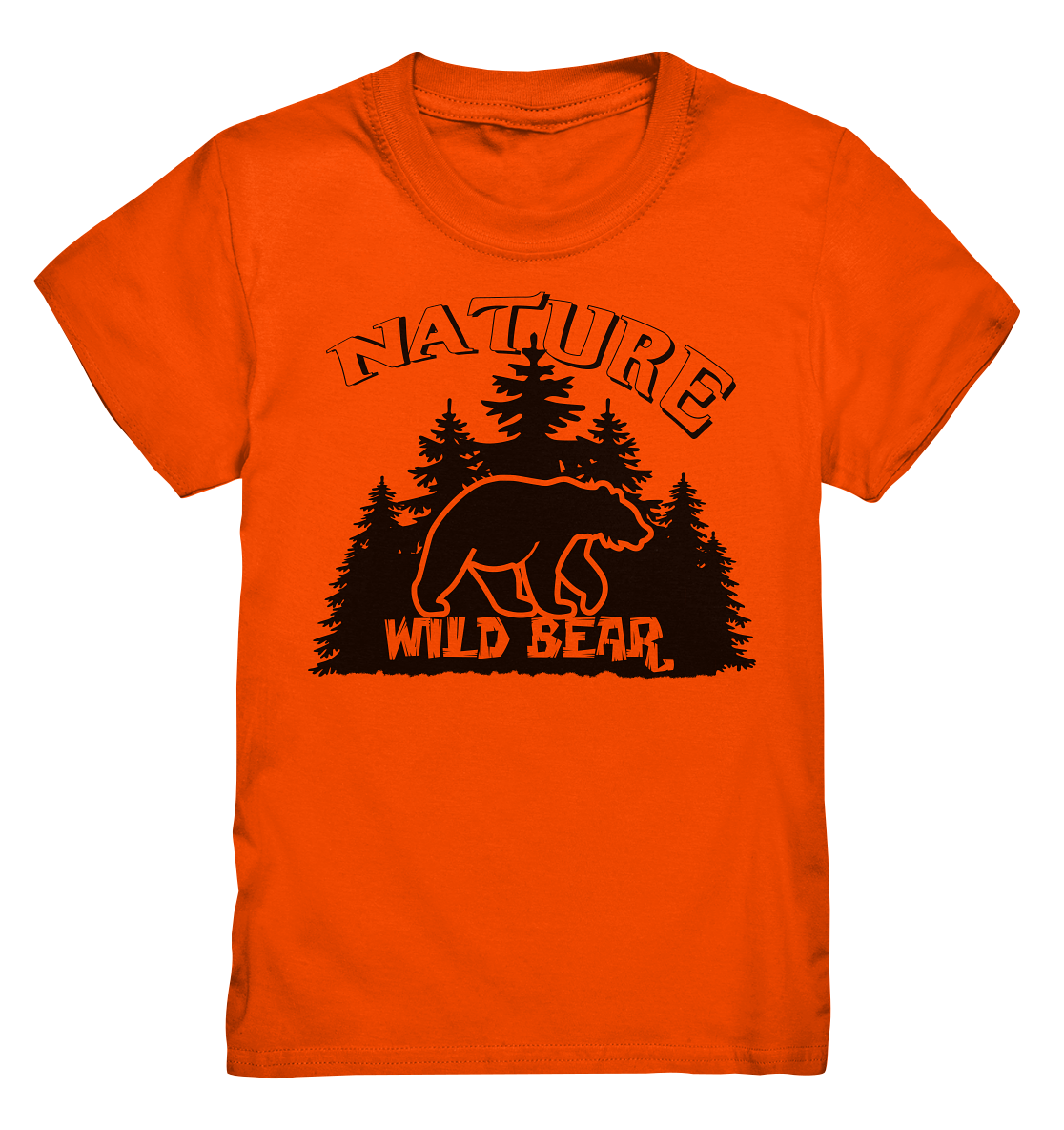 Nature Wild Bear | Organic Kinder T-Shirt