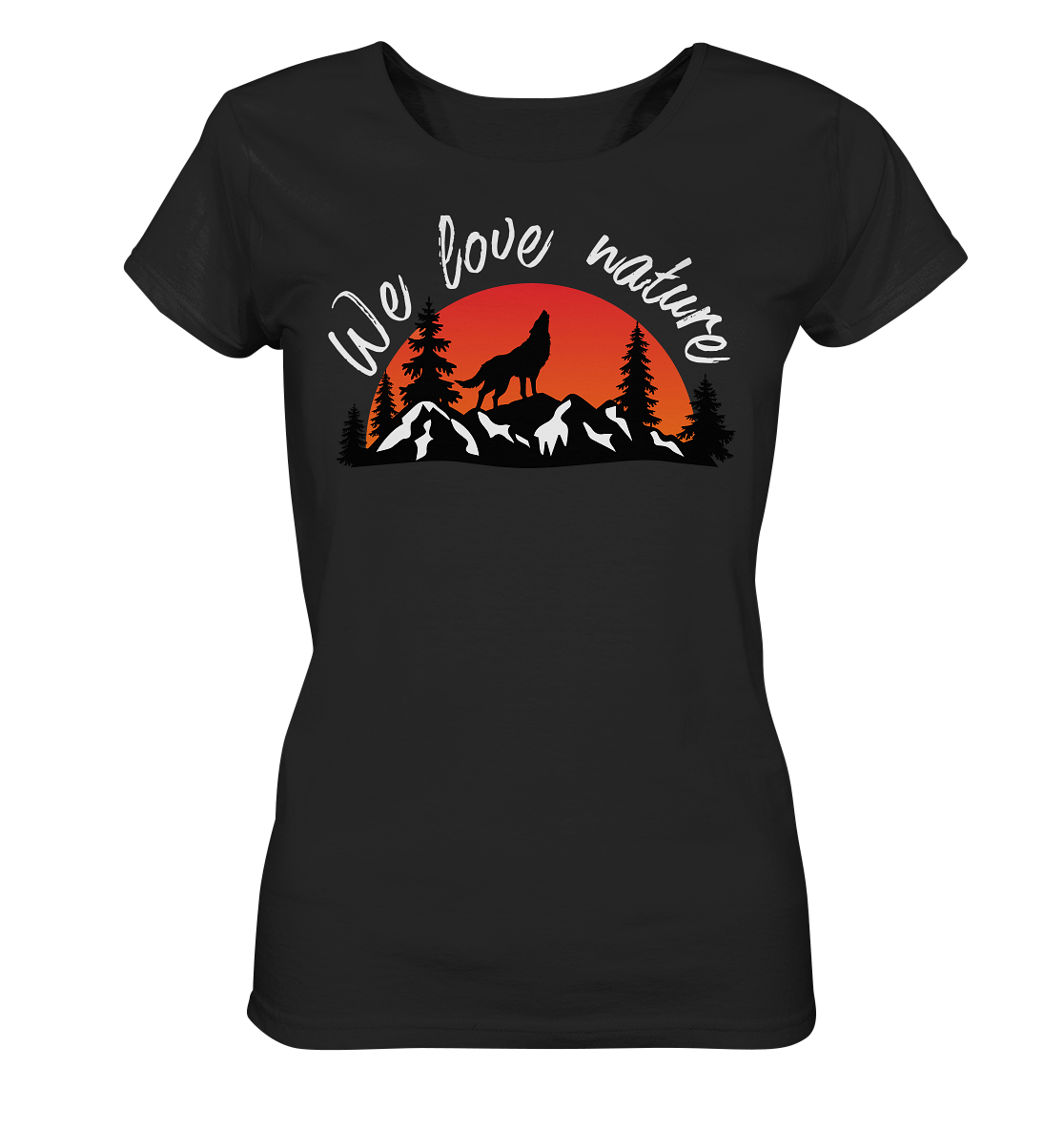 We Love Nature | Bio Damen T-Shirt Organic