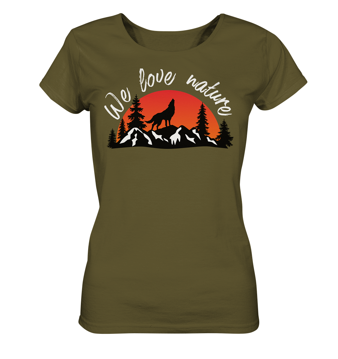 We Love Nature | Bio Damen T-Shirt Organic
