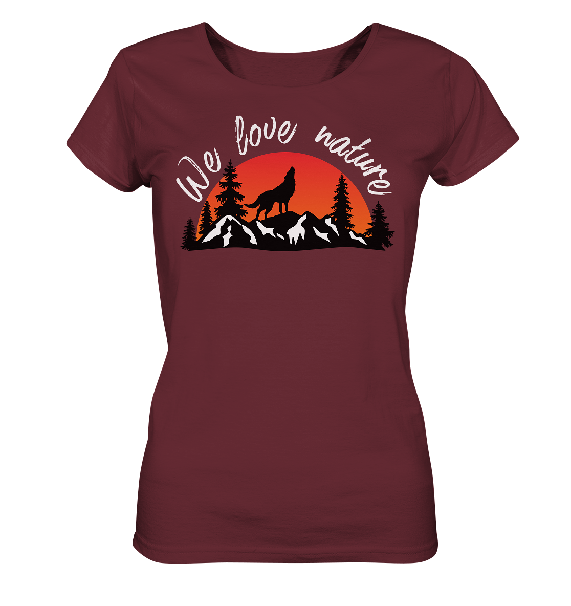 We Love Nature | Bio Damen T-Shirt Organic