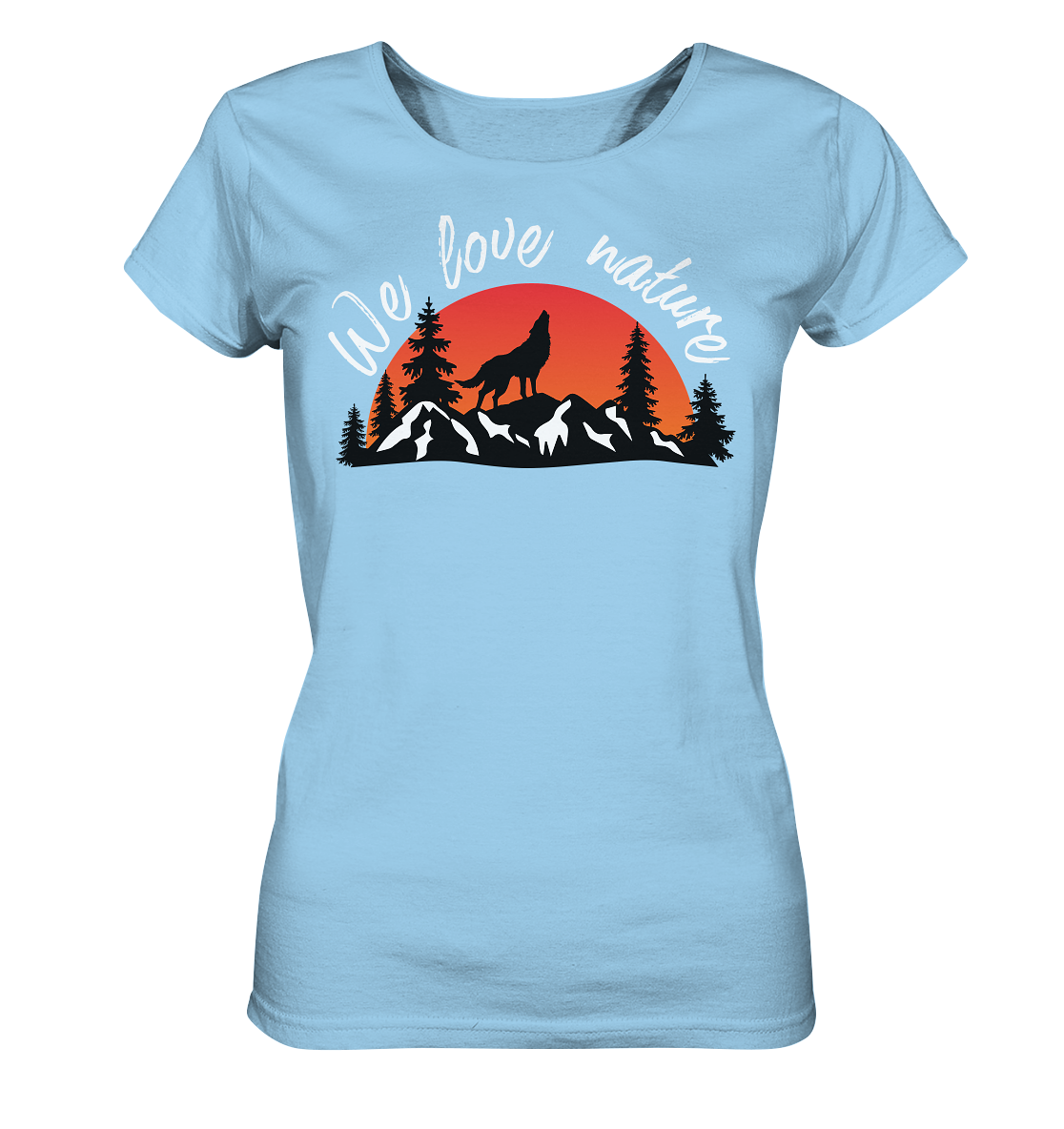 We Love Nature | Bio Damen T-Shirt Organic