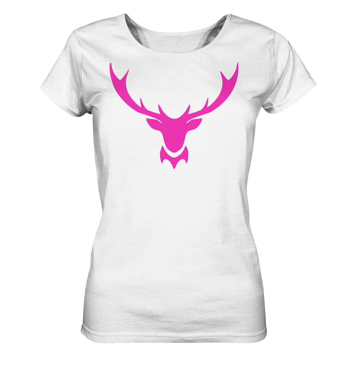 Hirschgeweih | Bio Damen T-Shirt Organic