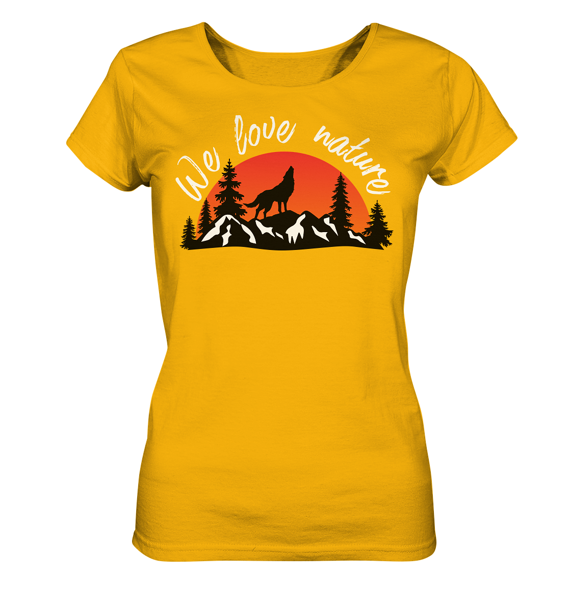 We Love Nature | Bio Damen T-Shirt Organic