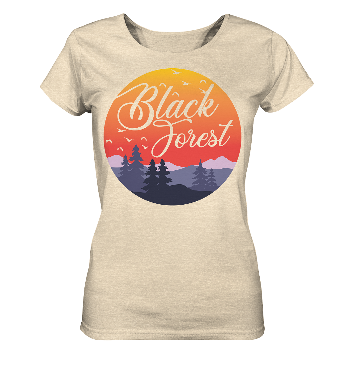 Black Forest Sunset | Organic Damen T-Shirt