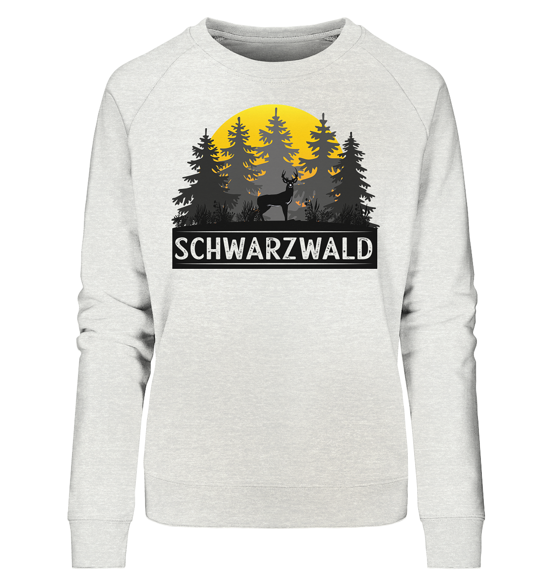 Schwarzwald Sonnenuntergang | Bio Damen Sweatshirt Organic