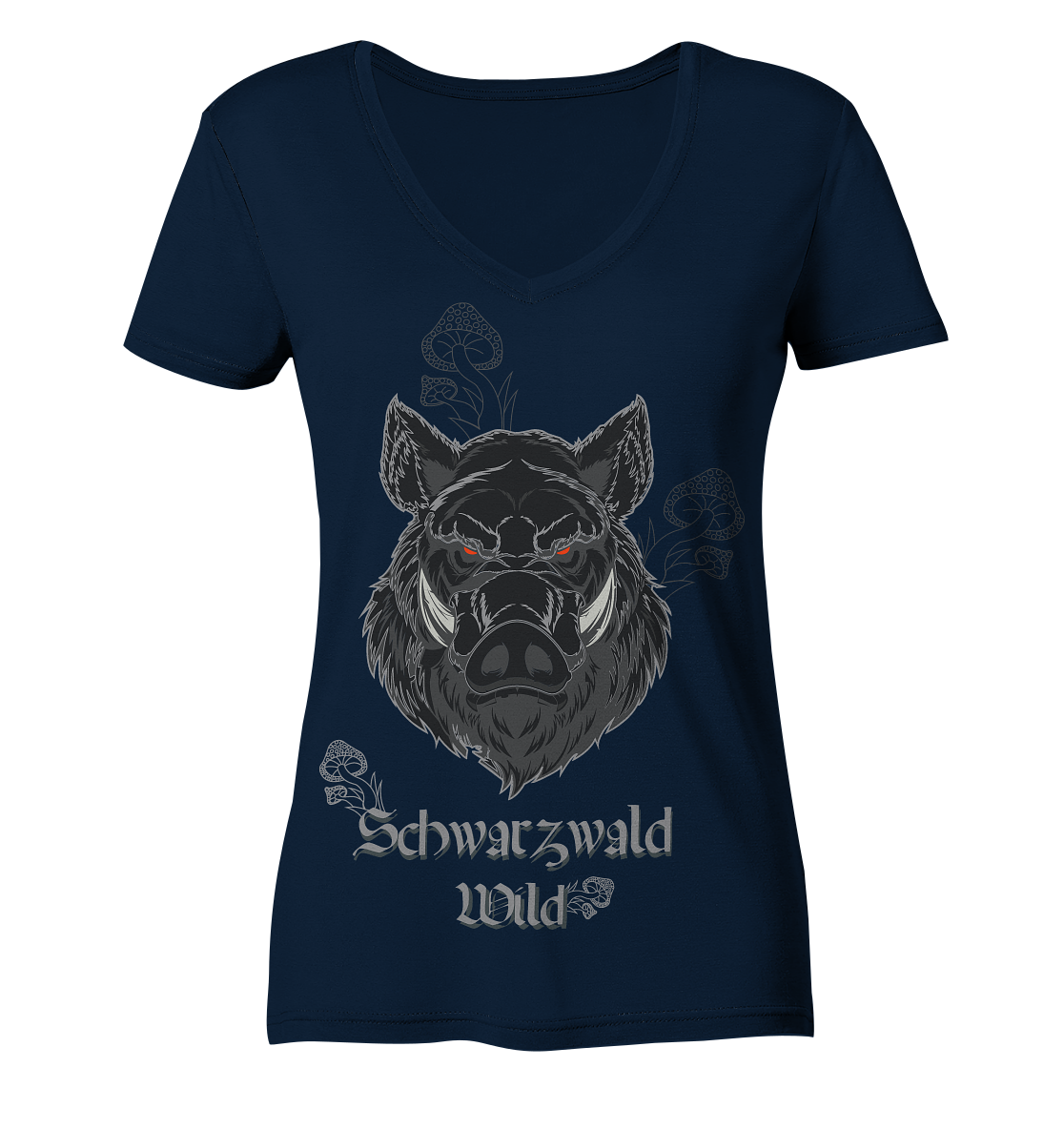 Schwarzwald Wild | Damen Bio V-Neck Shirt Organic