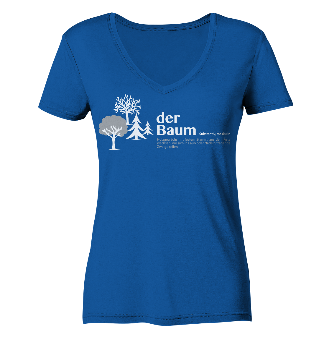 der Baum | Bio Damen V-Neck Shirt Organic - Ladies Organic V-Neck Shirt