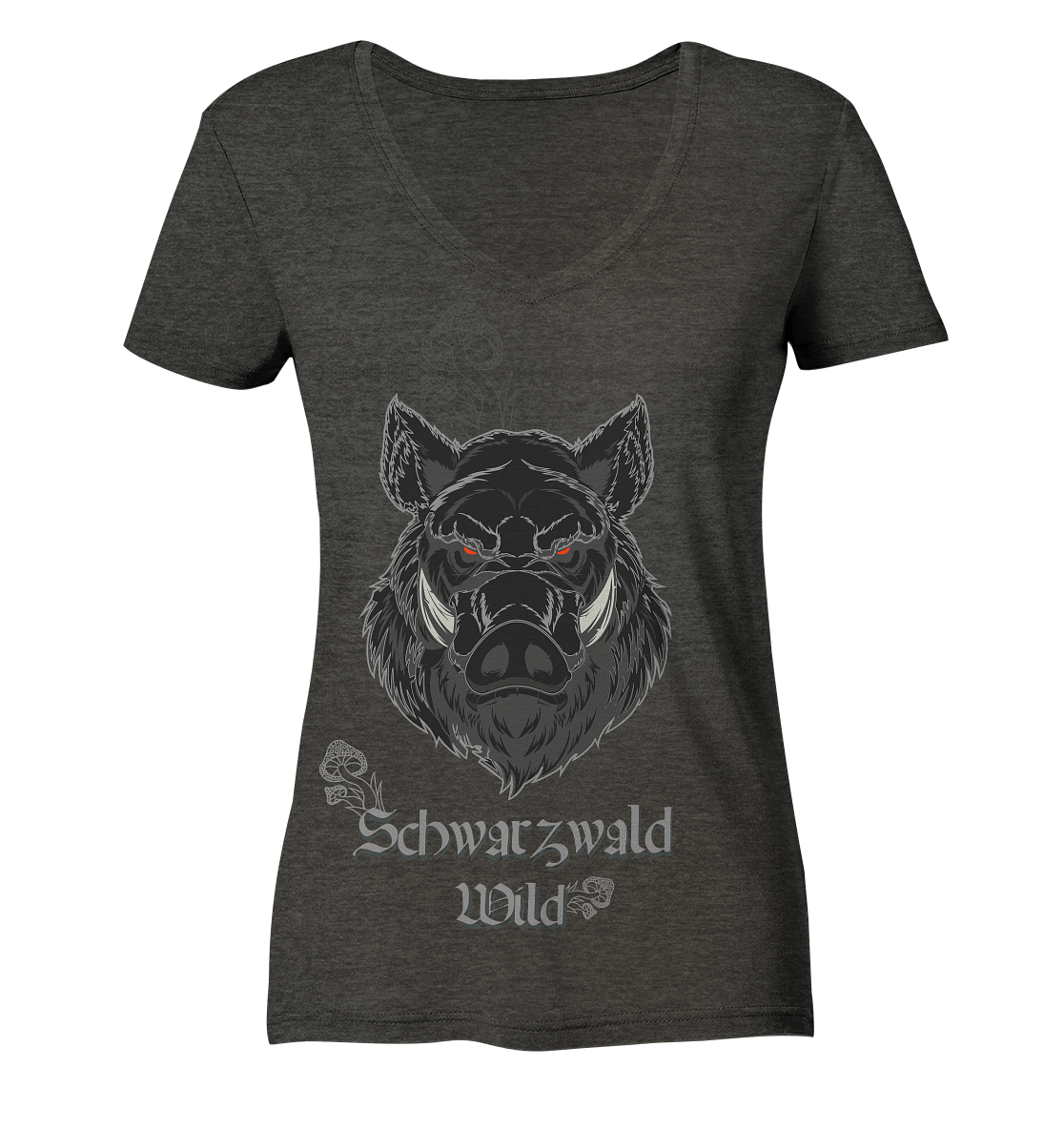 Schwarzwald Wild | Damen Bio V-Neck Shirt Organic