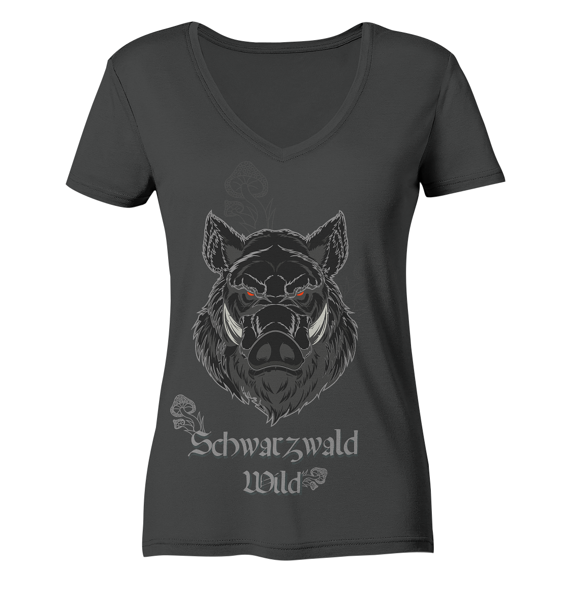Schwarzwald Wild | Damen Bio V-Neck Shirt Organic