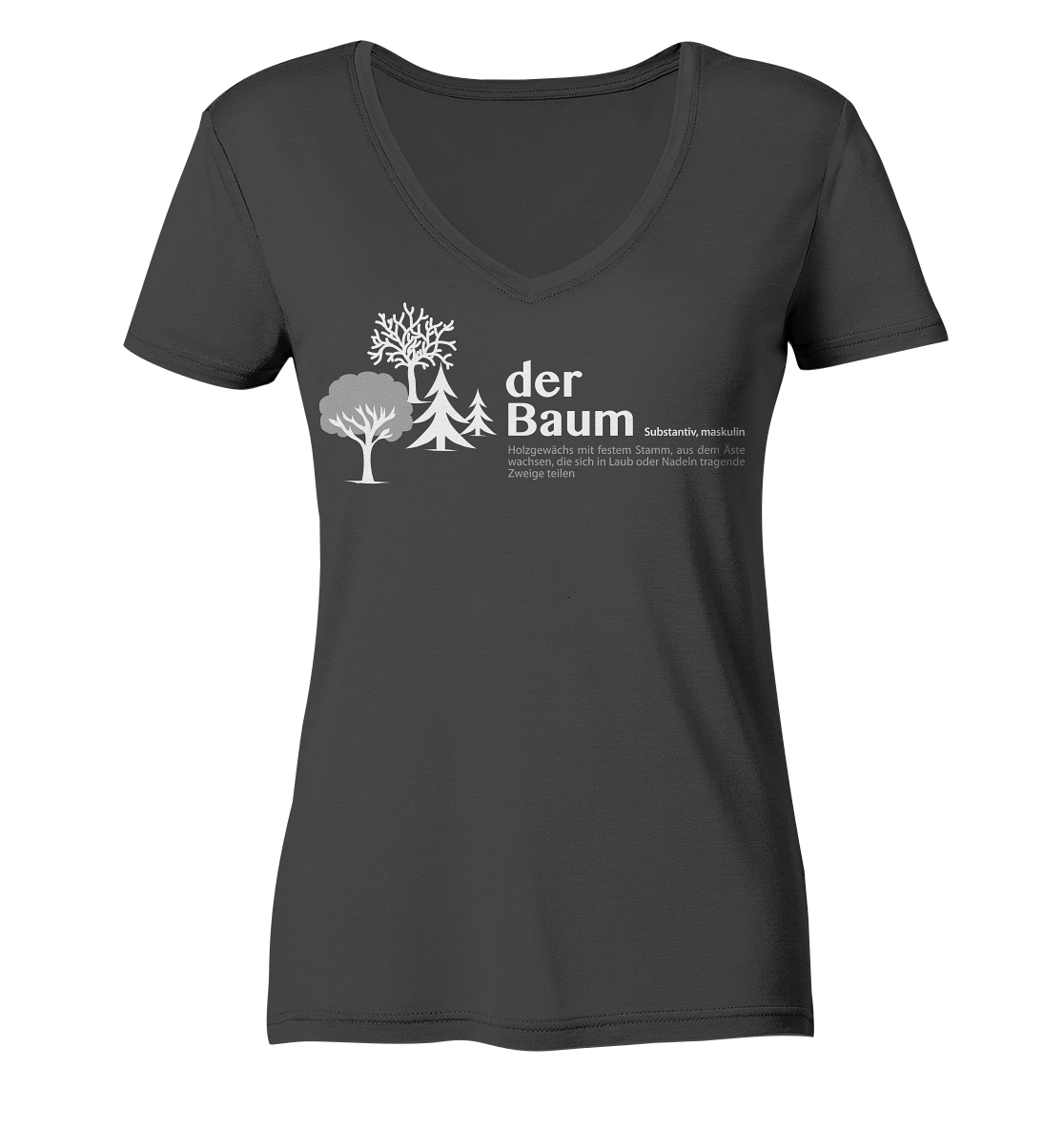 der Baum | Bio Damen V-Neck Shirt Organic - Ladies Organic V-Neck Shirt