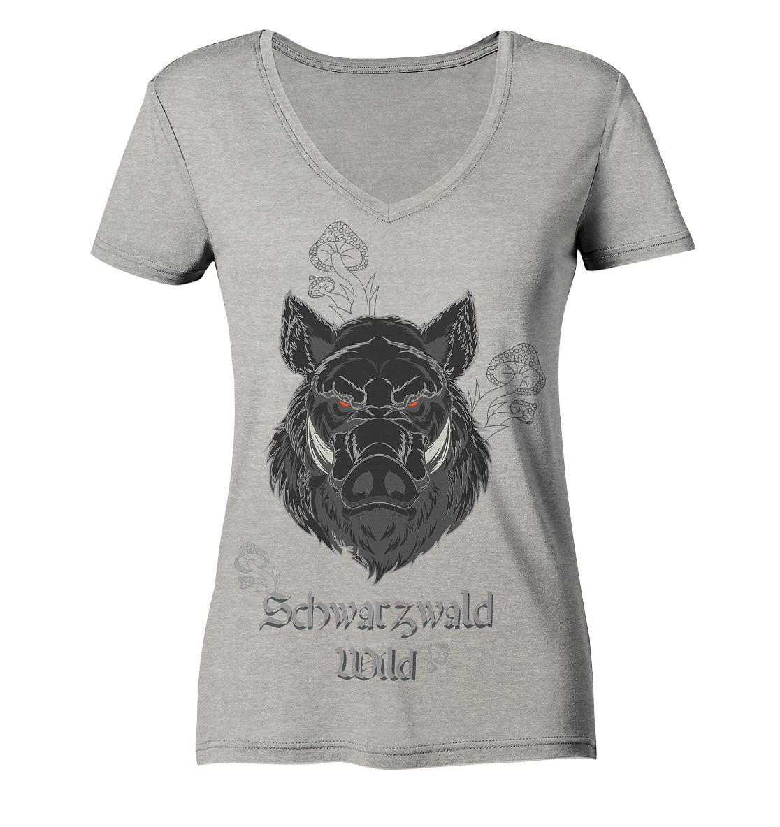 Schwarzwald Wild | Damen Bio V-Neck Shirt Organic