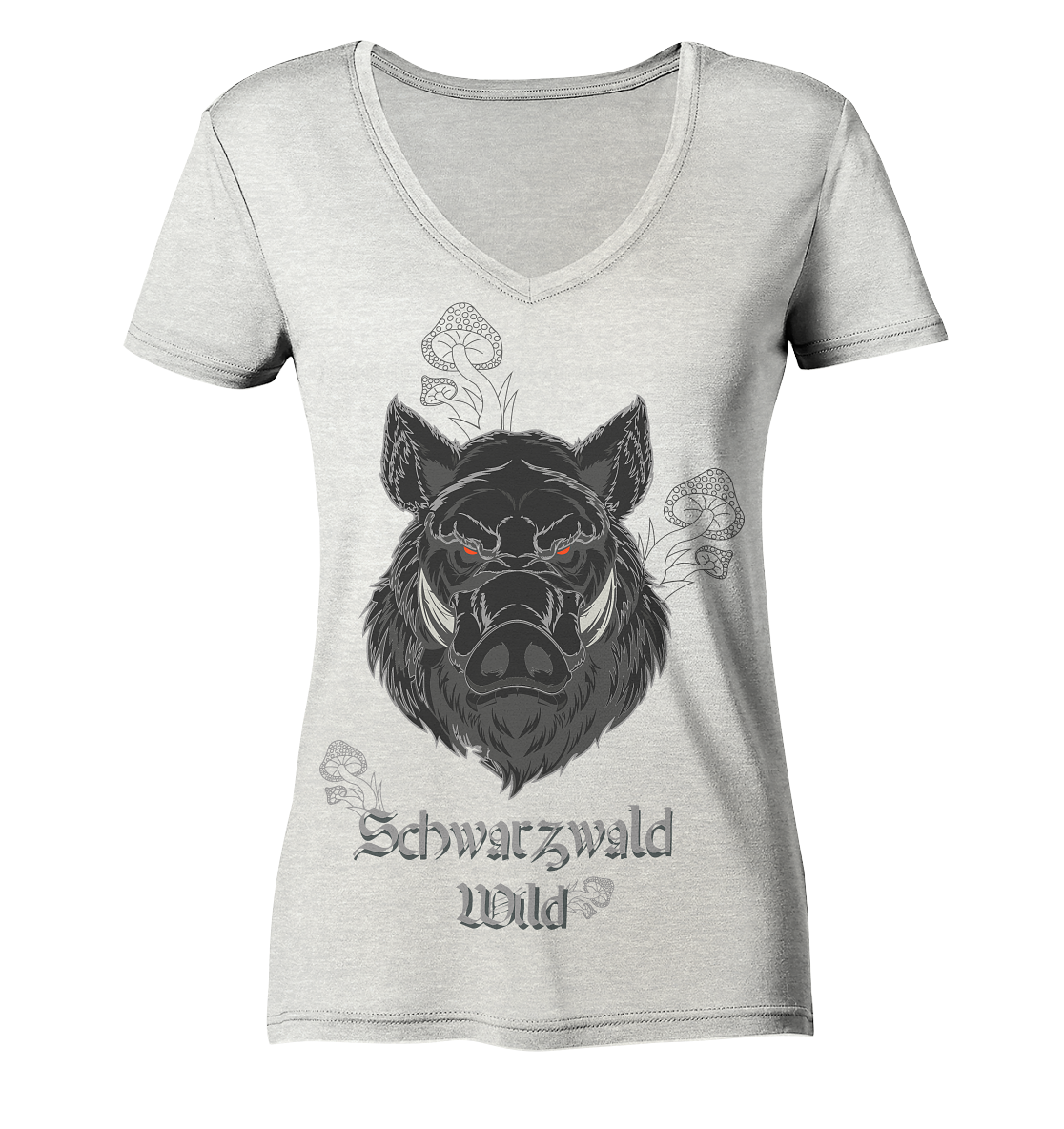 Schwarzwald Wild | Damen Bio V-Neck Shirt Organic
