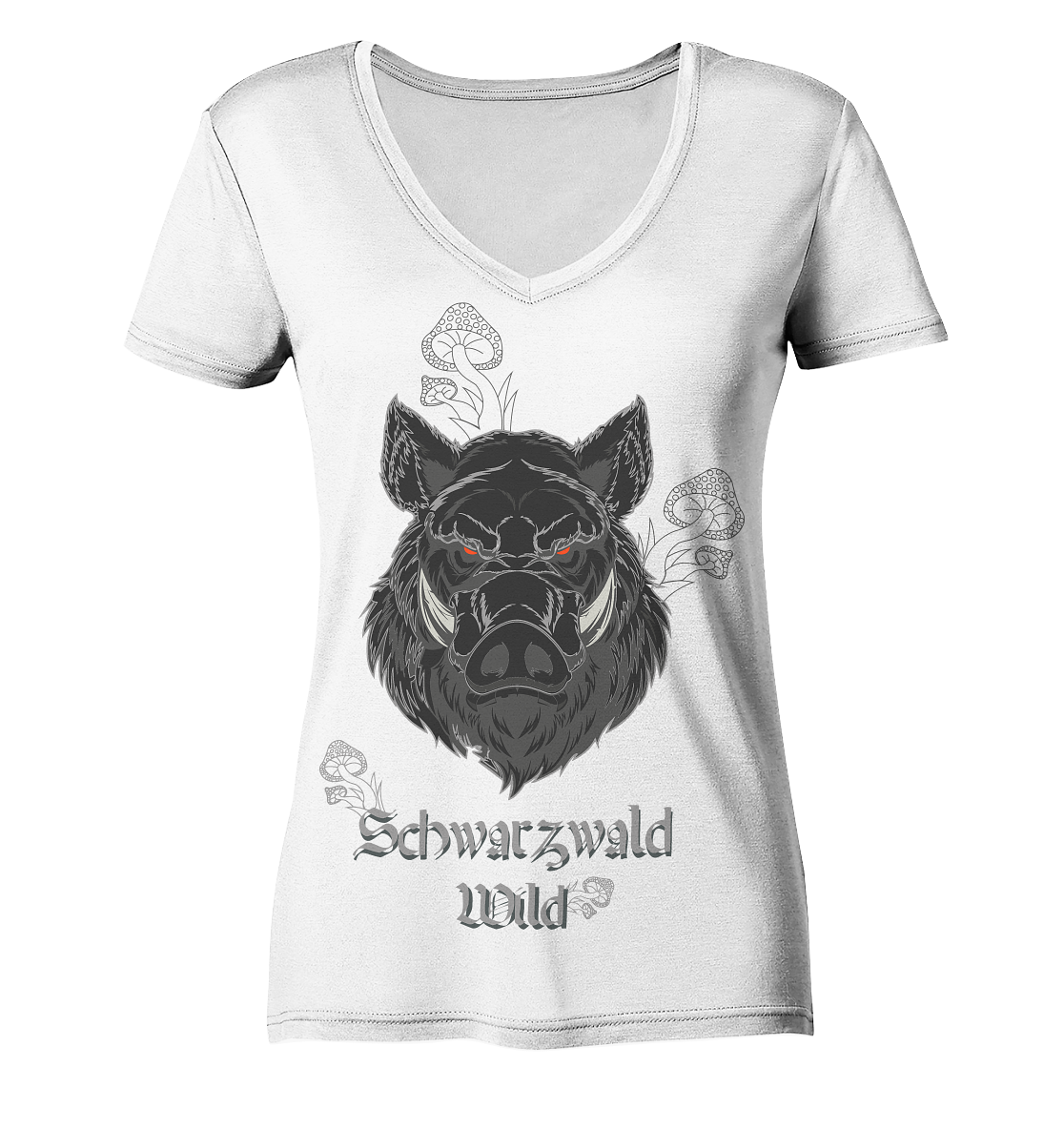 Schwarzwald Wild | Damen Bio V-Neck Shirt Organic