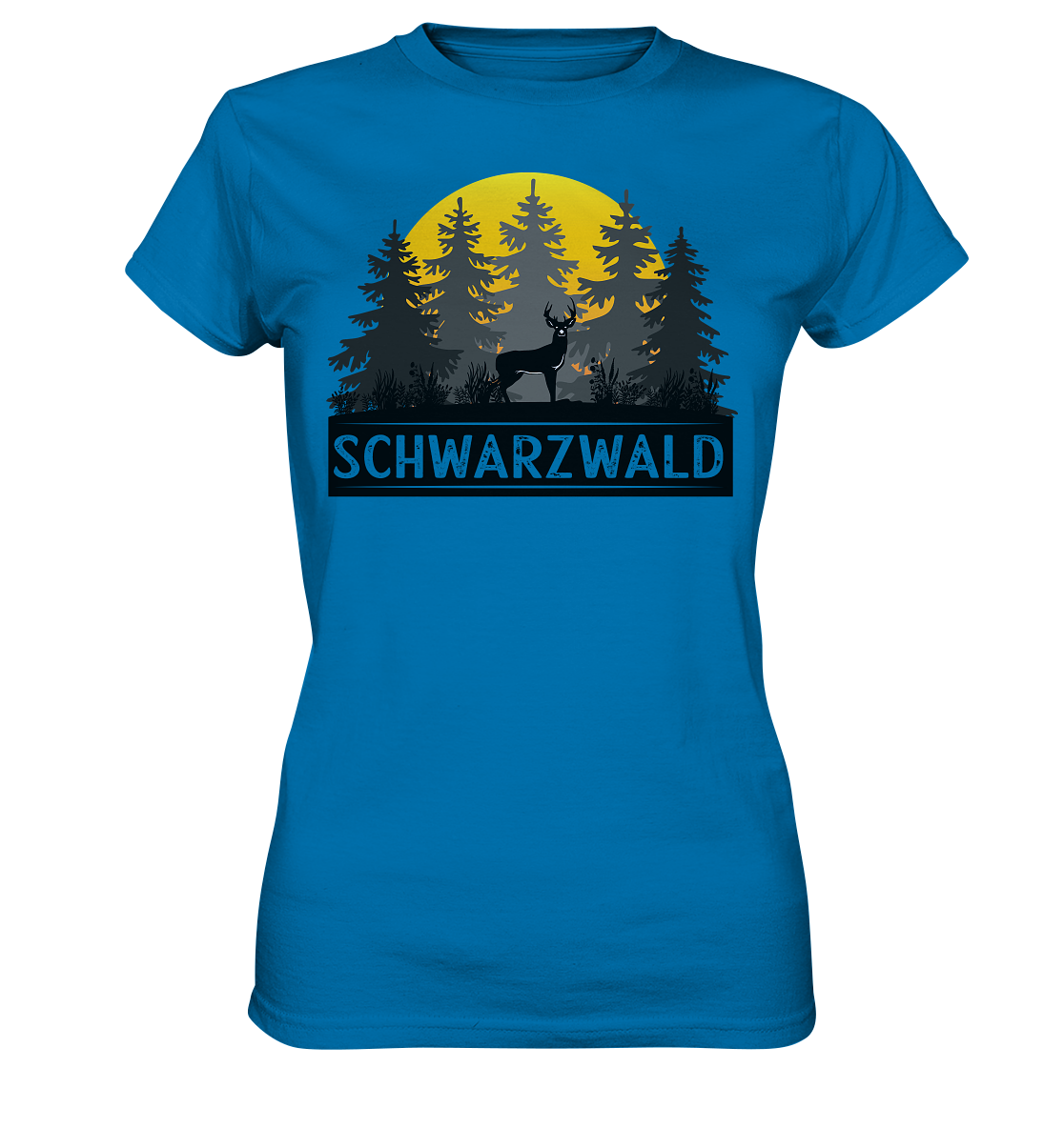 Schwarzwald Sonnenuntergang | Damen Premium T-Shirt