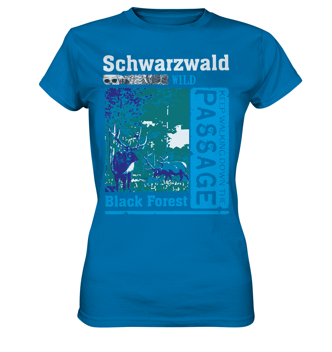 Schwarzwald Wild Passage | Damen Premium T-Shirt