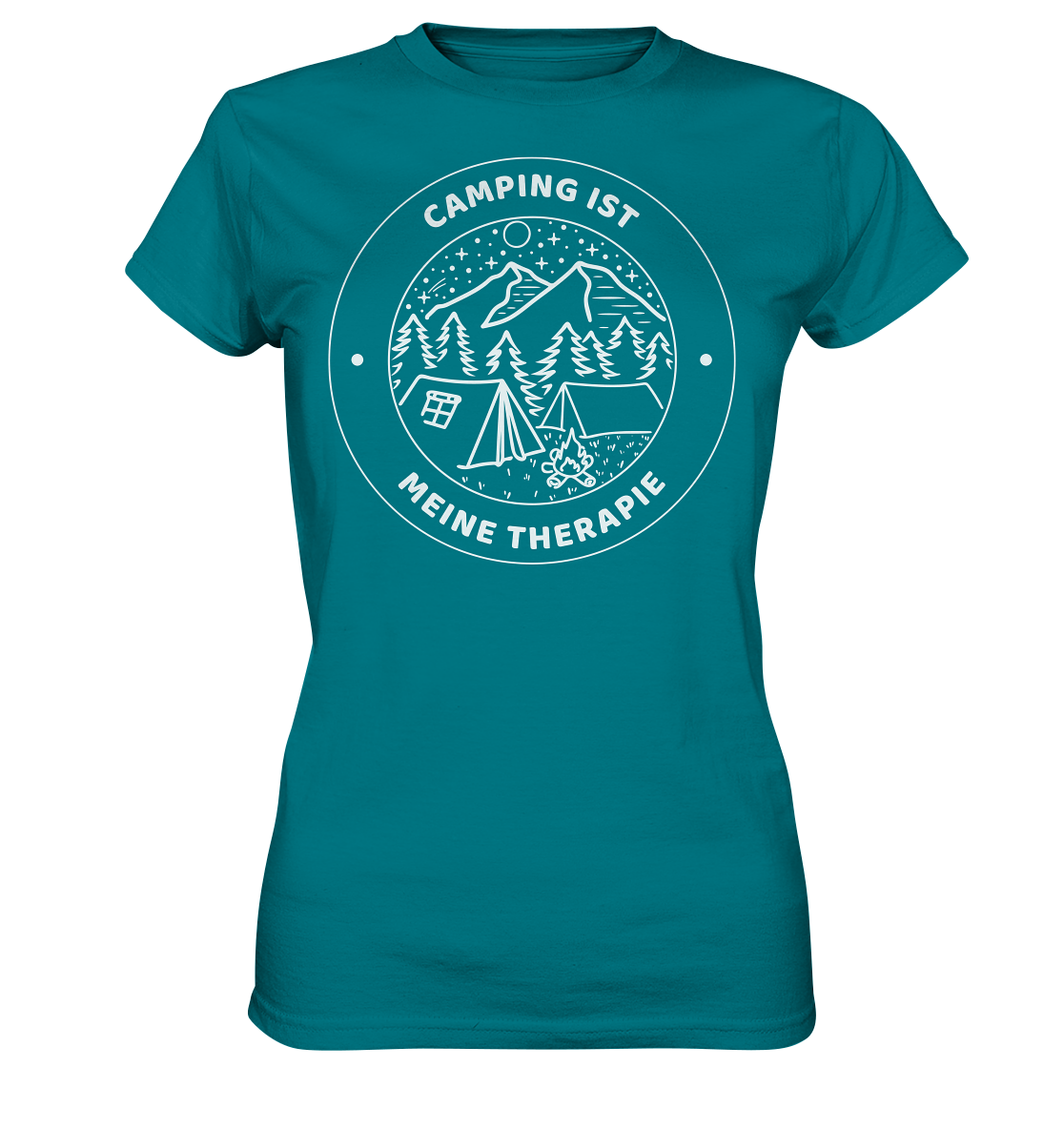 Camping ist meine Therapie | Damen Premium T-Shirt