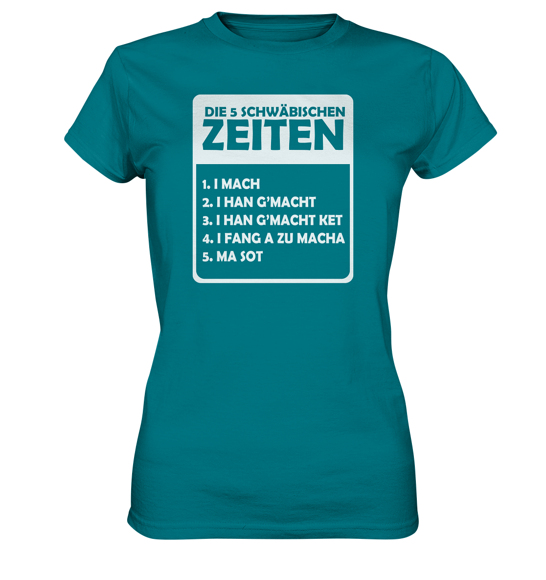Die 5 Schwäbischen Zeiten | Damen Premium T-Shirt