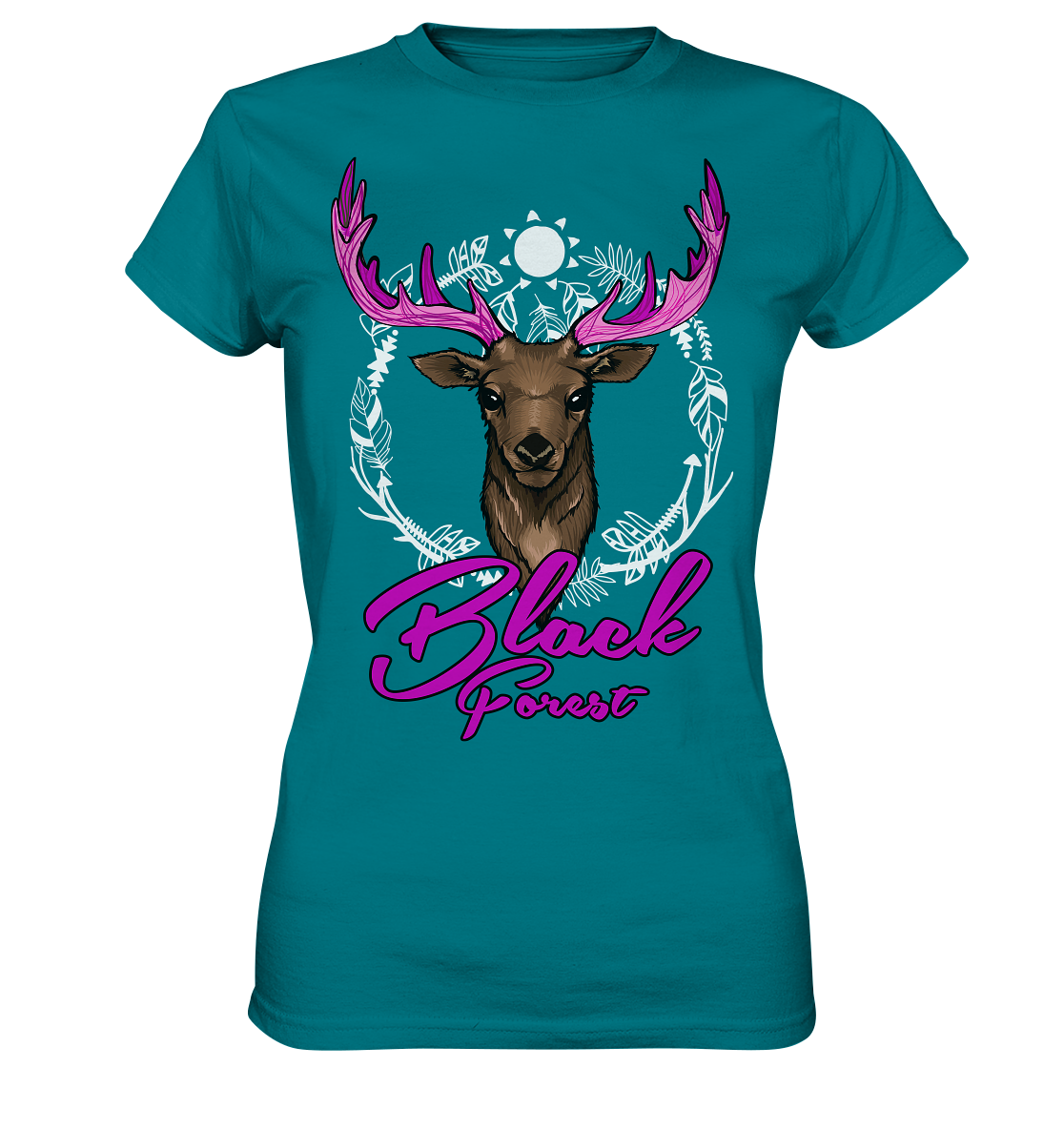Black Forest Hirsch | Organic Damenshirt