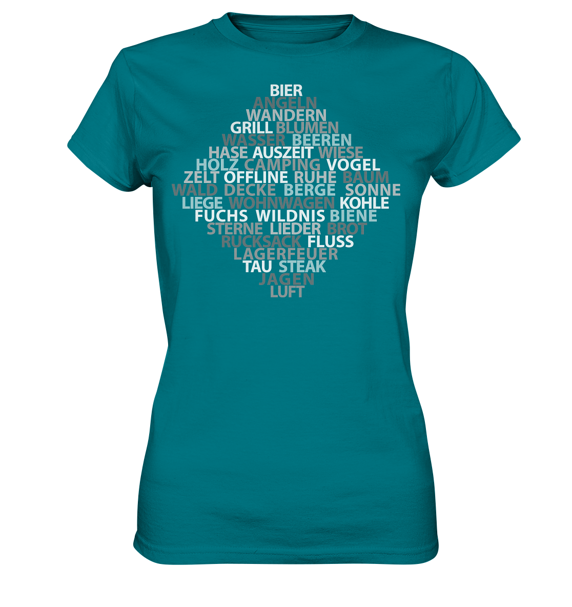 Wortsalat der Natur | Damen Premium T-Shirt