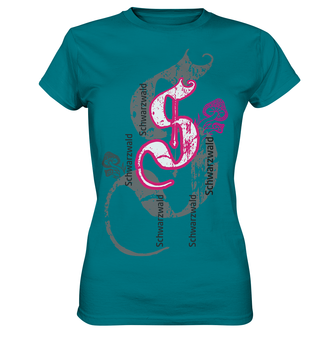 Schwarzwald Stempel | Damen Premium T-Shirt