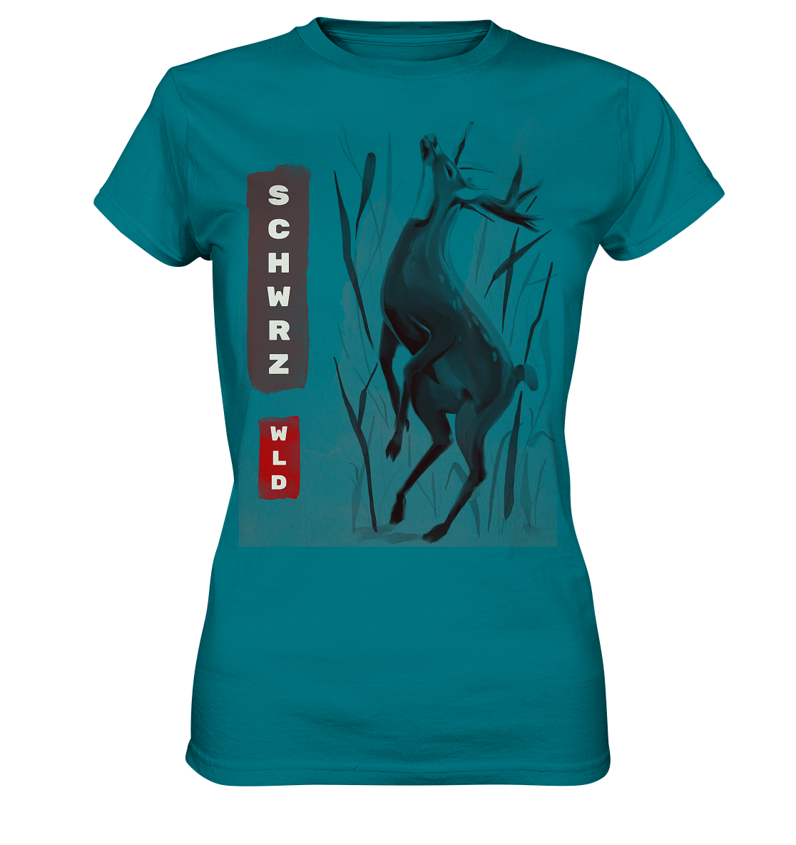 SCHWRZ WLD | Damen Premium T-Shirt