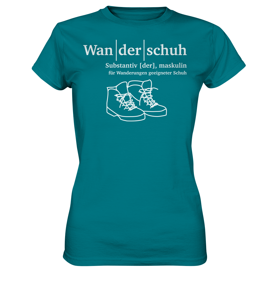Wanderschuh | Damen Premium T-Shirt