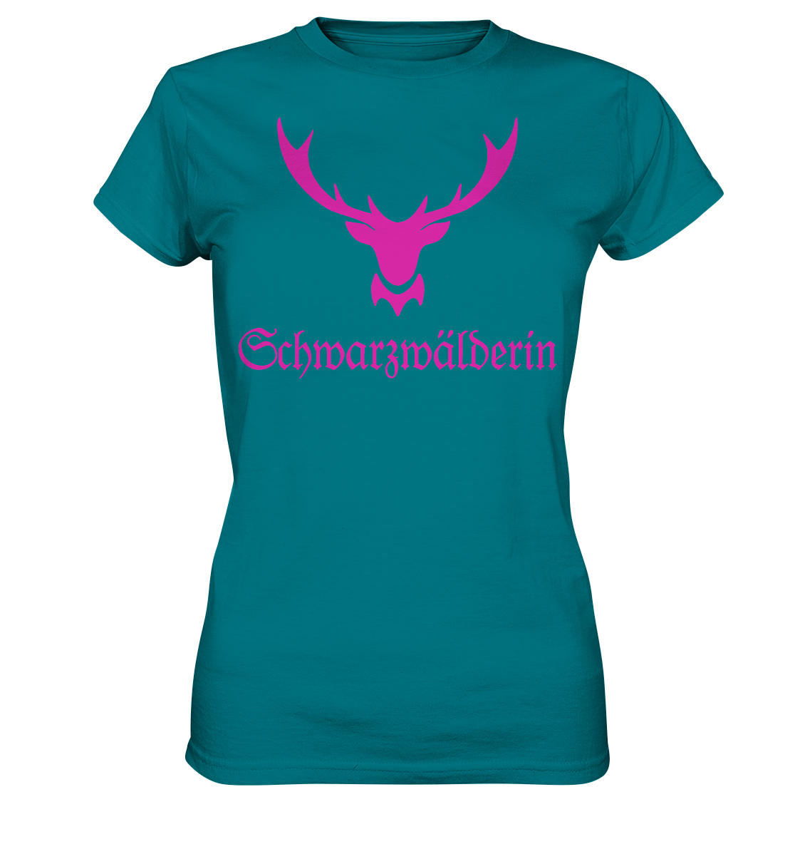 Schwarzwälderin Hirschgeweih | Organic Damenshirt