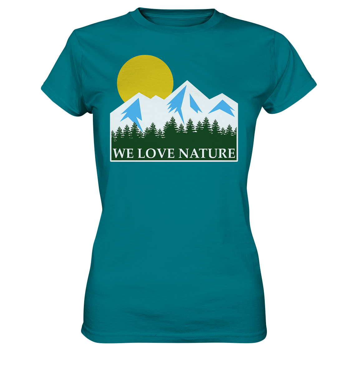 We Love Nature | Damen Premium T-Shirt
