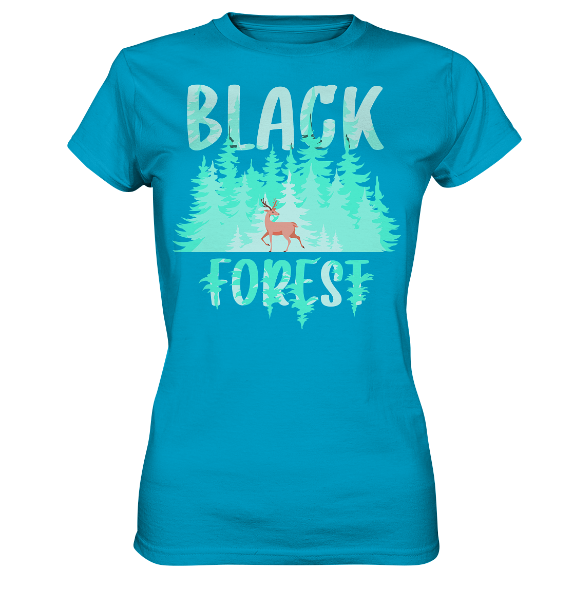 Black In The Forest | Damen Premium T-Shirt