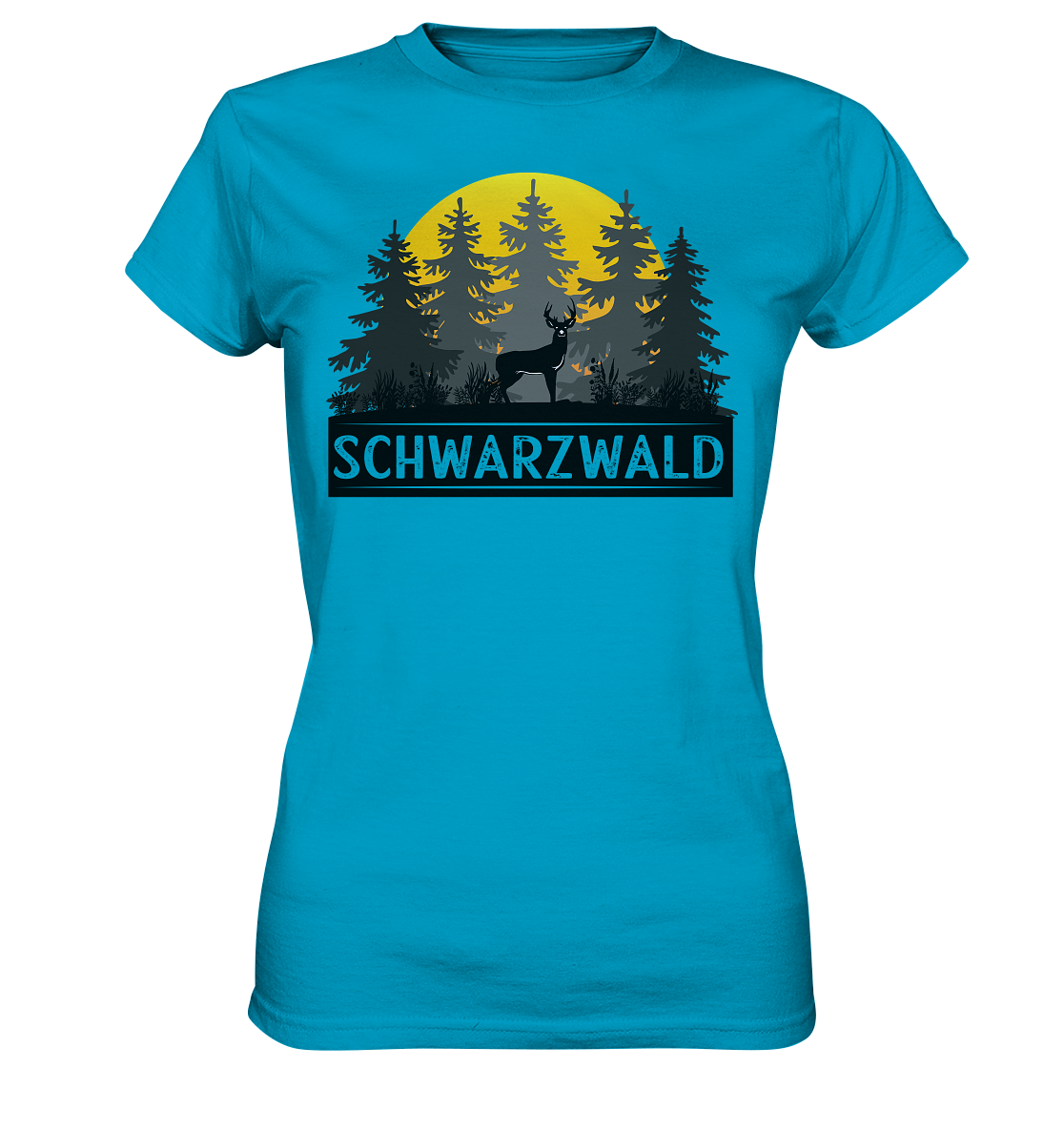 Schwarzwald Sonnenuntergang | Damen Premium T-Shirt
