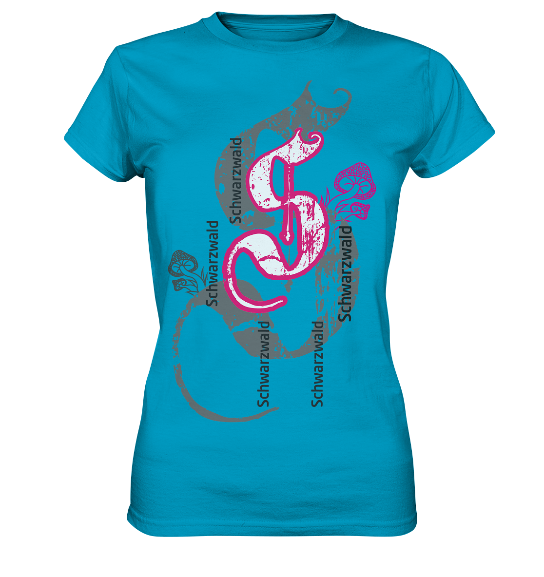 Schwarzwald Stempel | Damen Premium T-Shirt