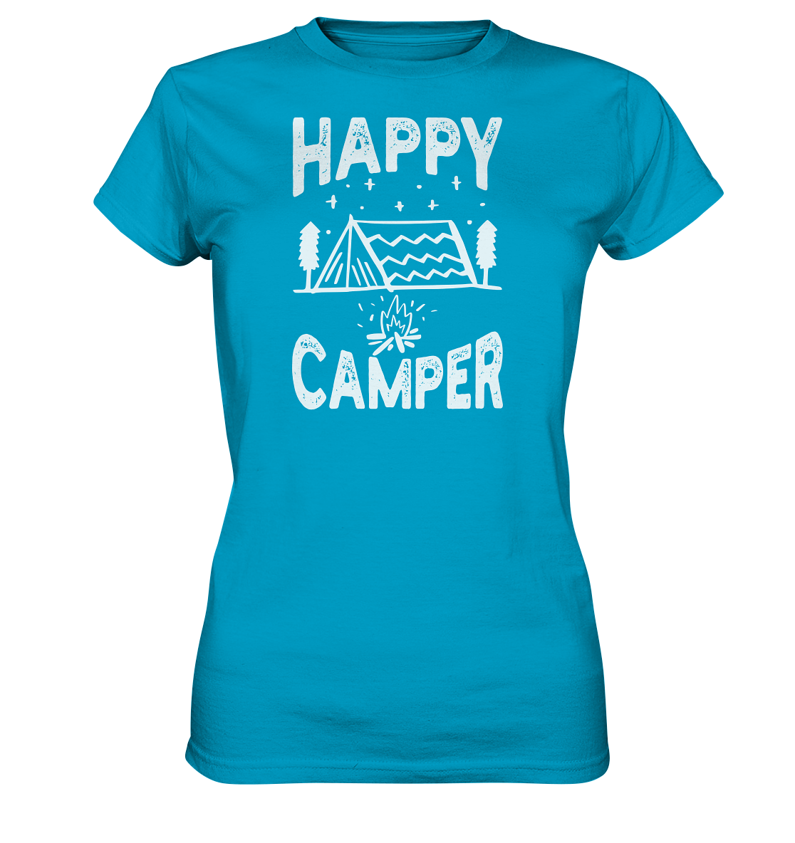 Happy Camper | Damen Premium T-Shirt