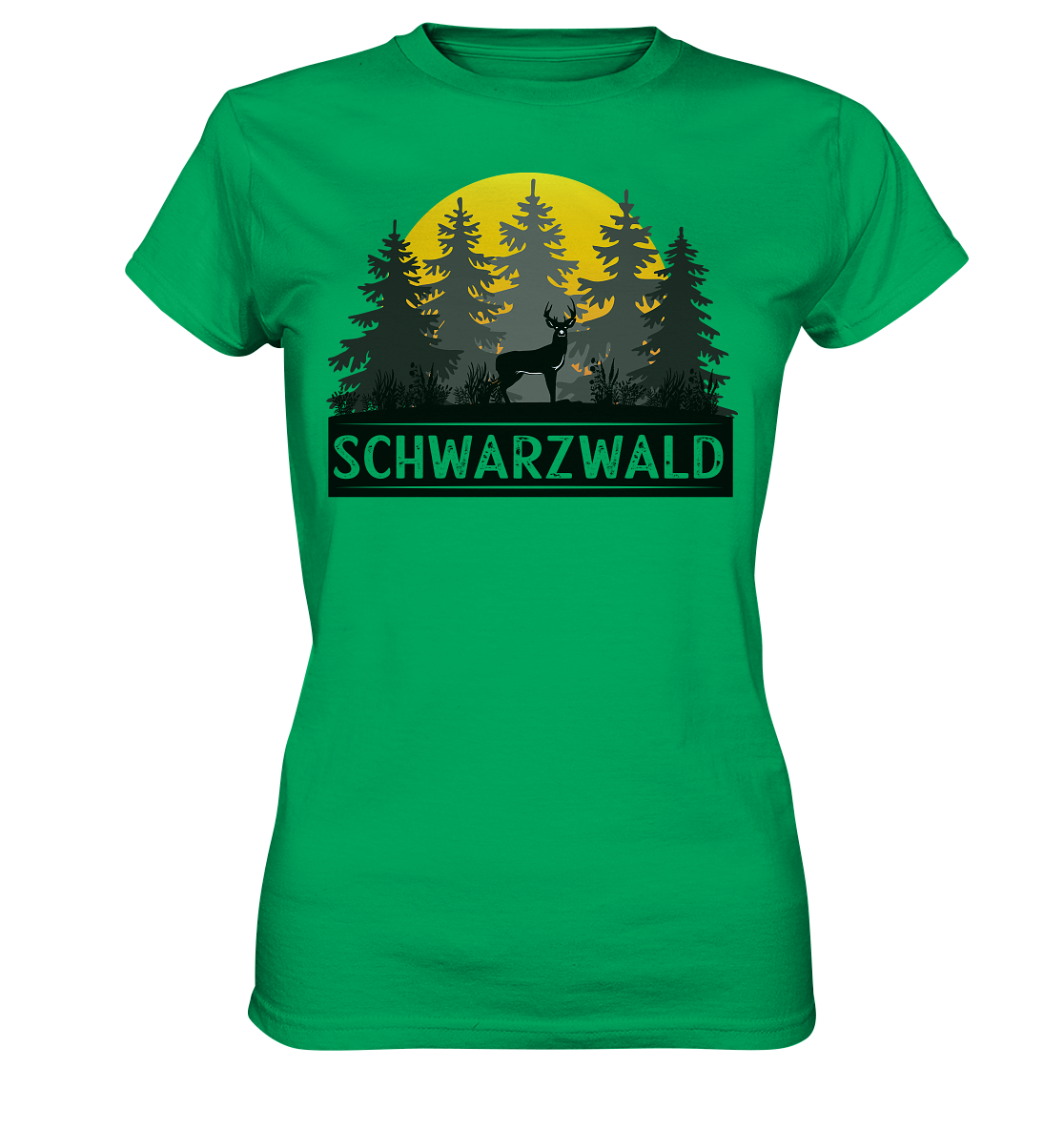 Schwarzwald Sonnenuntergang | Damen Premium T-Shirt