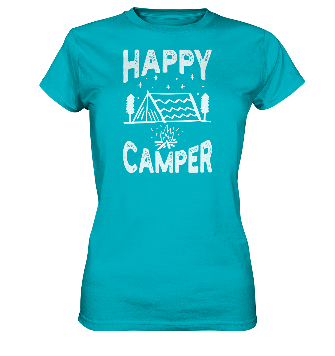 Happy Camper | Damen Premium T-Shirt