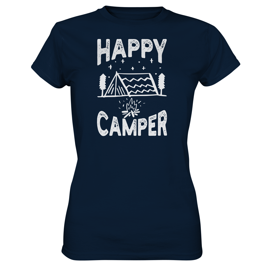 Happy Camper | Damen Premium T-Shirt