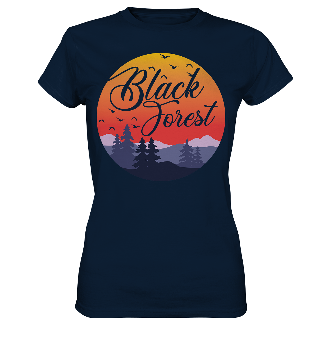 Black Forest Sunset | Damen Premium T-Shirt