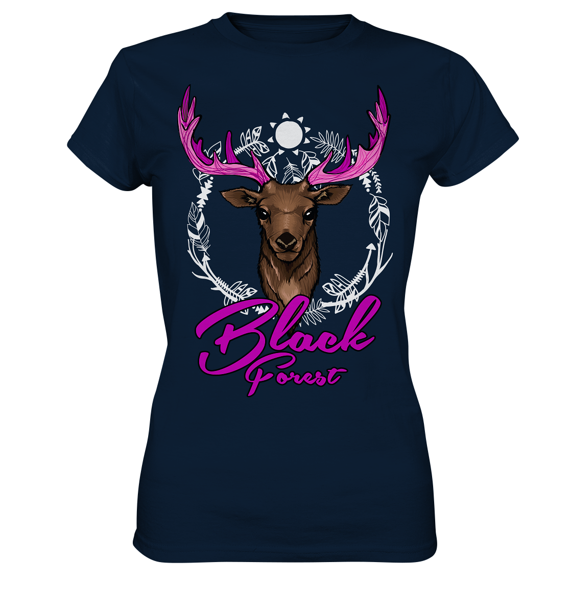 Black Forest Hirsch | Organic Damenshirt