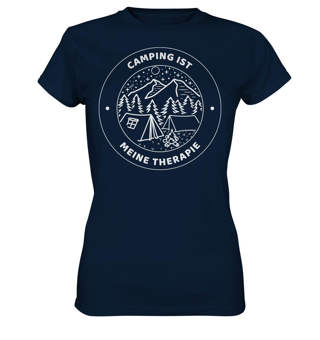 Camping ist meine Therapie | Damen Premium T-Shirt