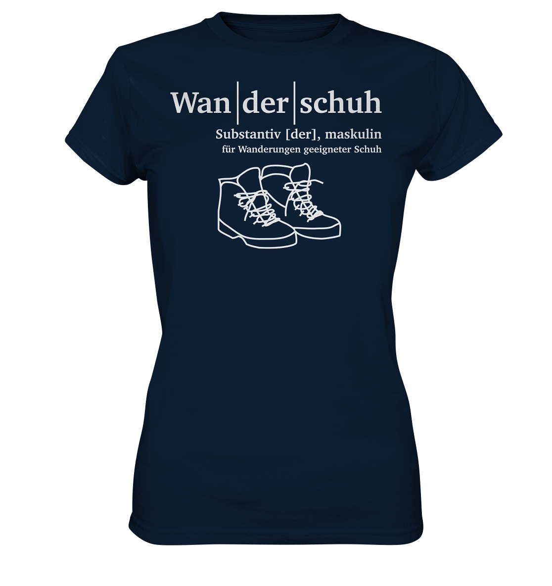 Wanderschuh | Damen Premium T-Shirt