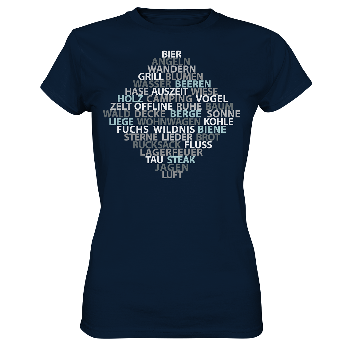 Wortsalat der Natur | Damen Premium T-Shirt