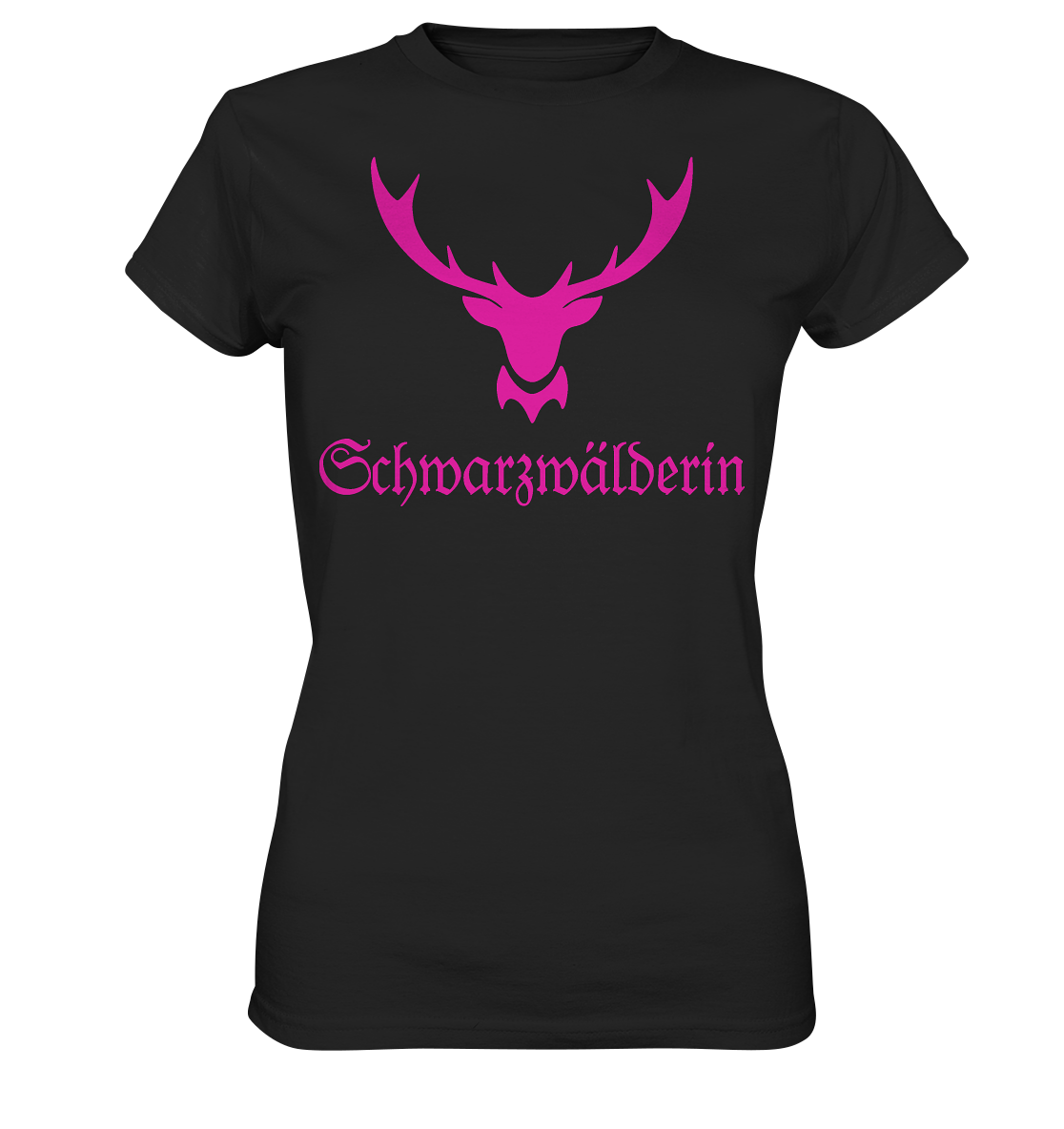 Schwarzwälderin Hirschgeweih | Organic Damenshirt
