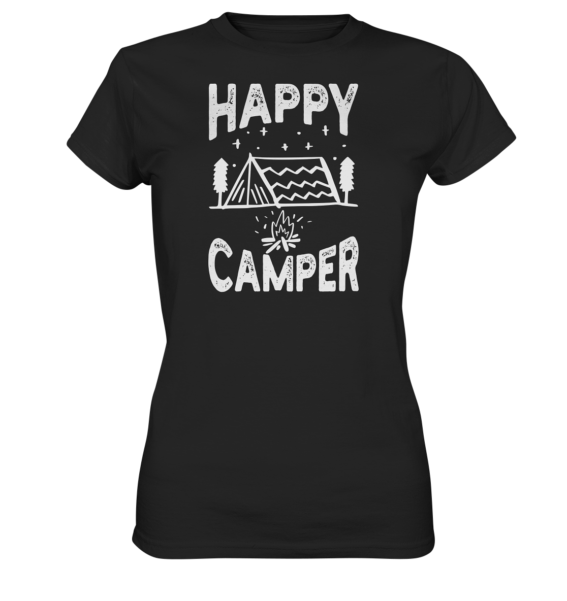 Happy Camper | Damen Premium T-Shirt