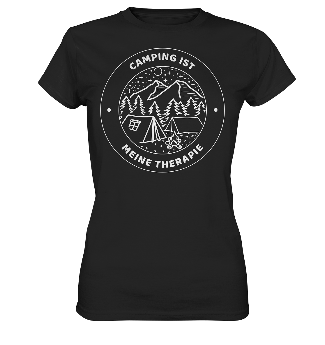 Camping ist meine Therapie | Damen Premium T-Shirt