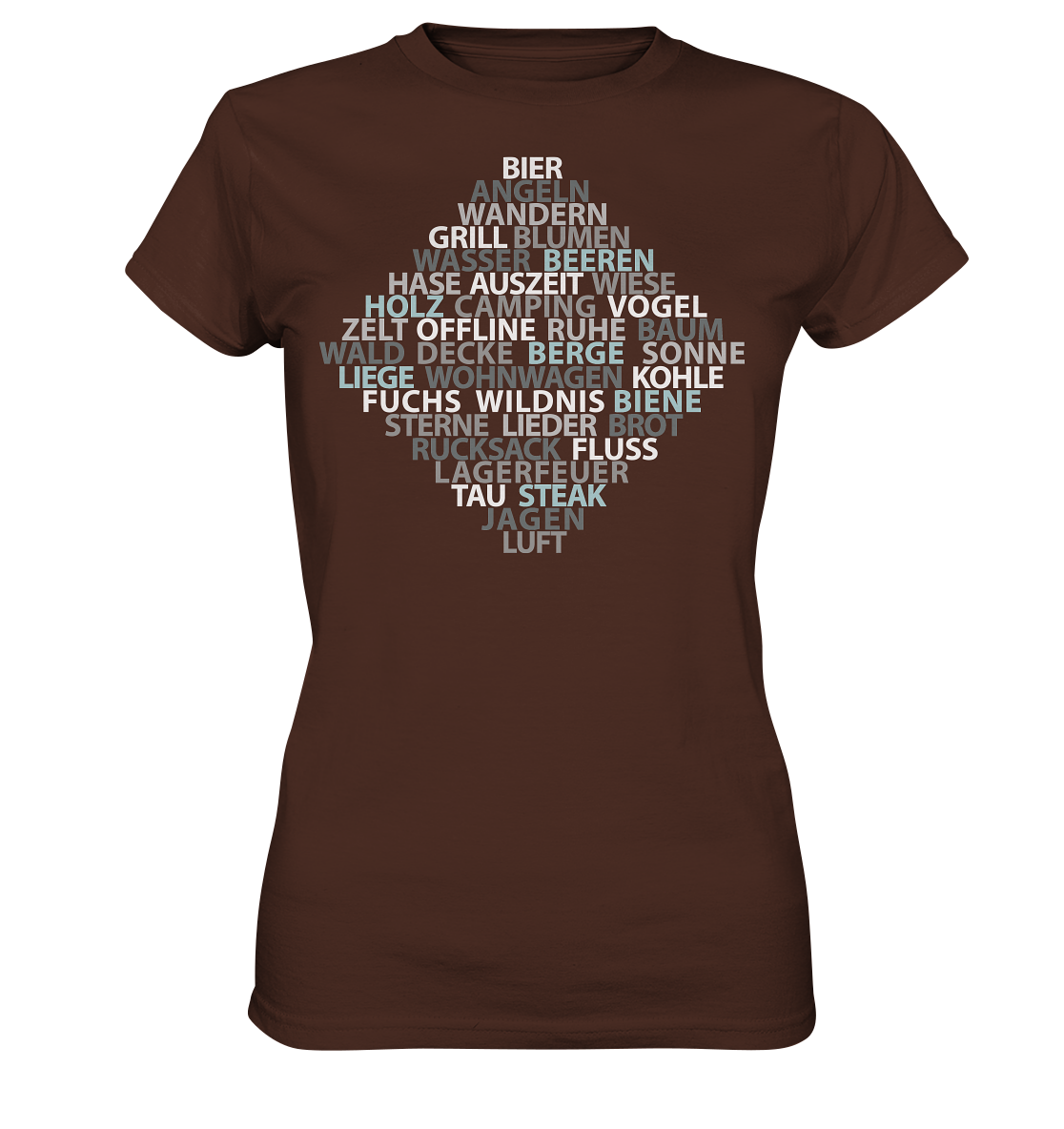 Wortsalat der Natur | Damen Premium T-Shirt