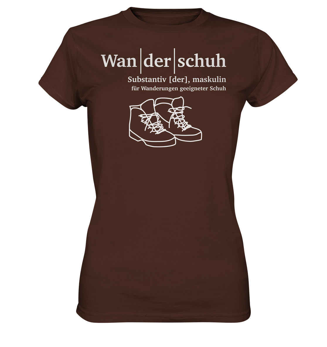 Wanderschuh | Damen Premium T-Shirt