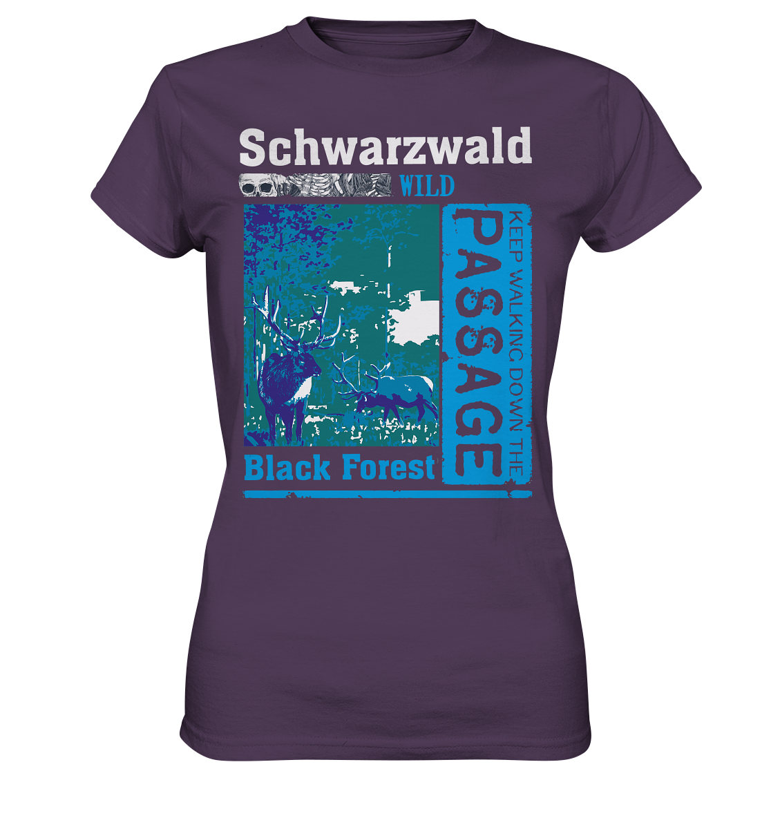 Schwarzwald Wild Passage | Damen Premium T-Shirt