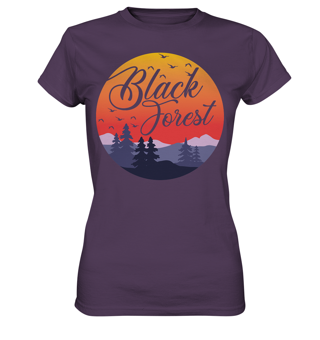 Black Forest Sunset | Damen Premium T-Shirt