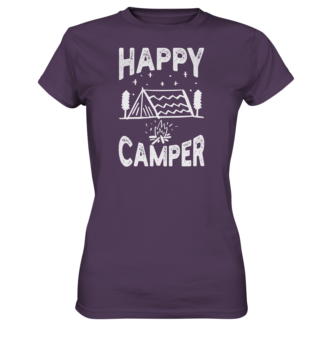 Happy Camper | Damen Premium T-Shirt