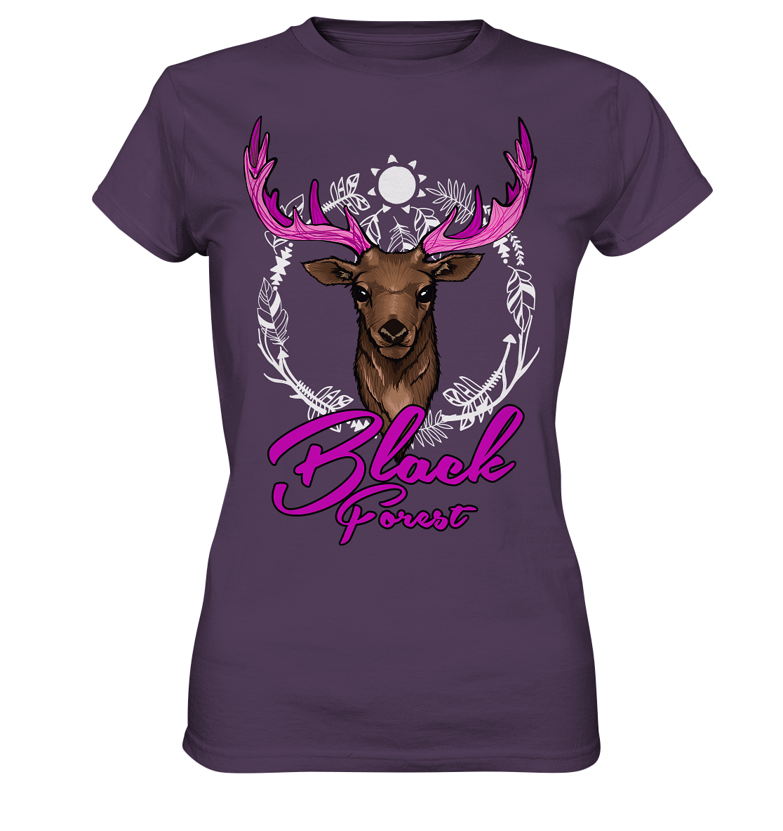 Black Forest Hirsch | Organic Damenshirt