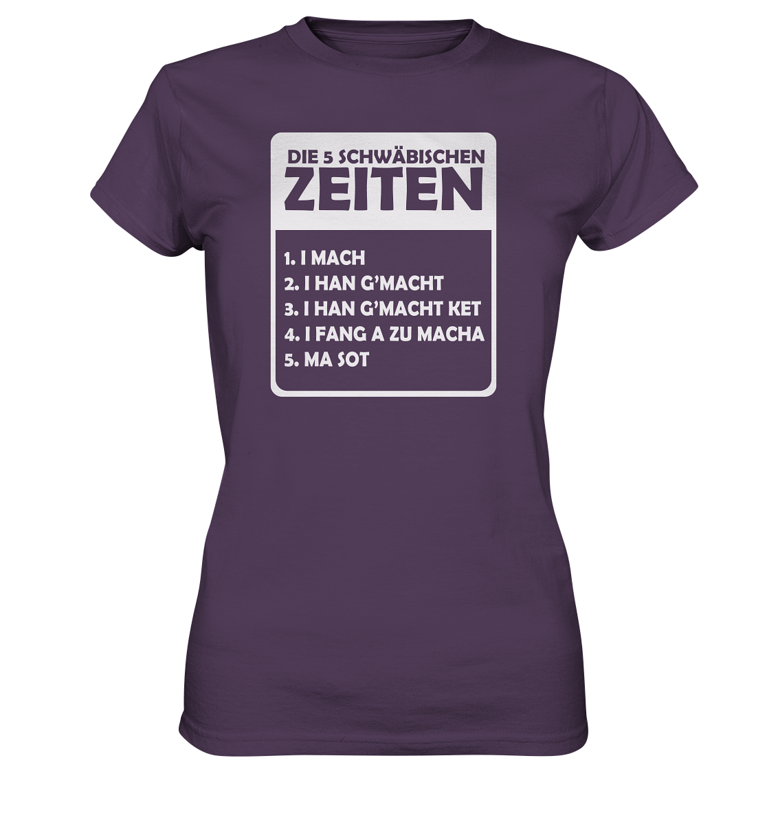 Die 5 Schwäbischen Zeiten | Damen Premium T-Shirt